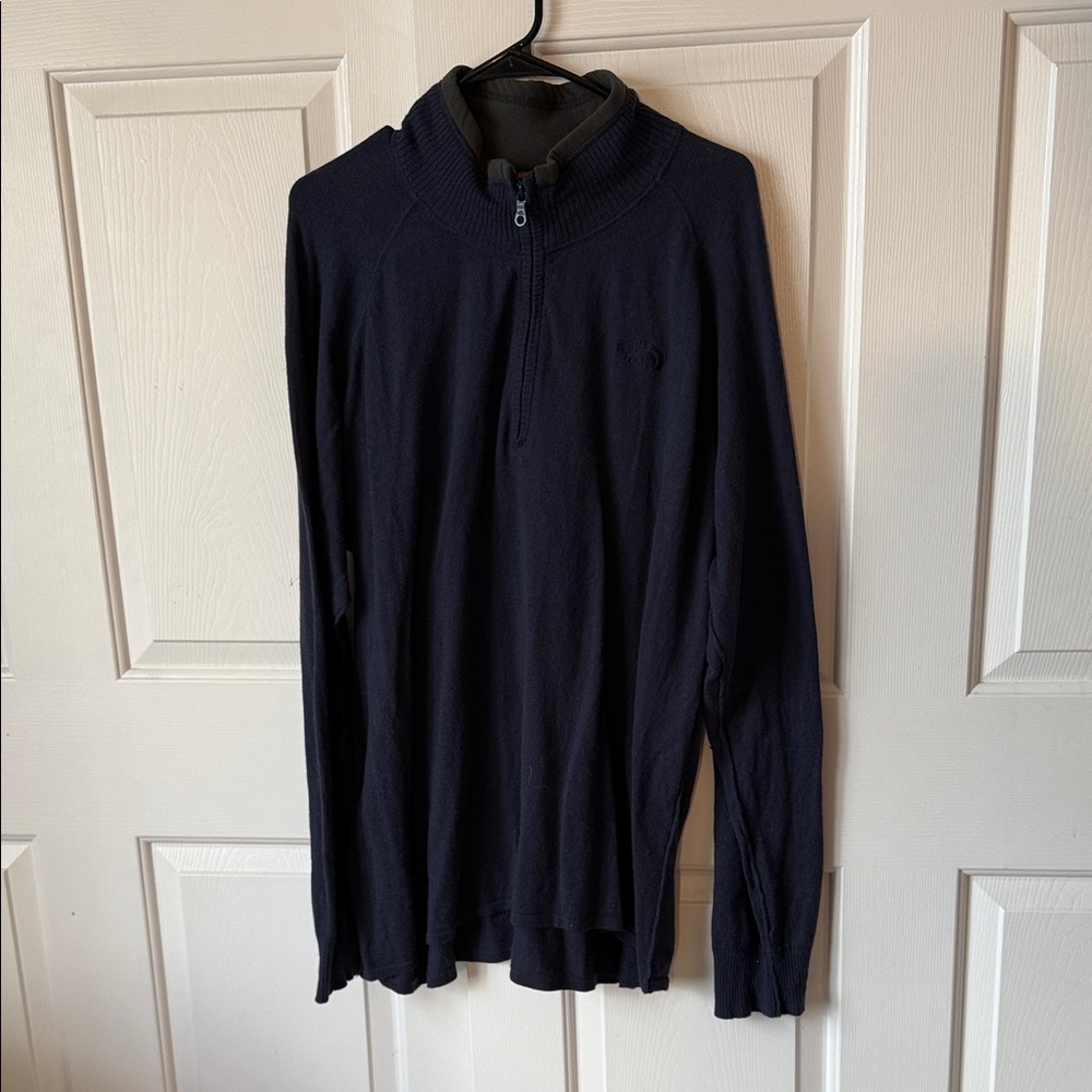The North Face Men's Navy Quarter-Zip Sweater